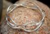 sterling silver stacked bangles